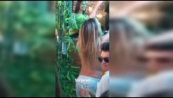 unerwarteter moment vor dem dj p