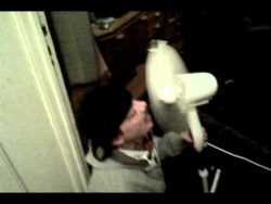 ventilator mit der zunge anhalte