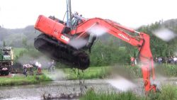 wenn ein bagger baden geht