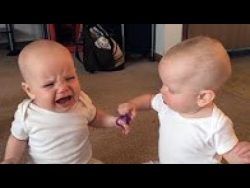 zwei babys und nur ein schnuller