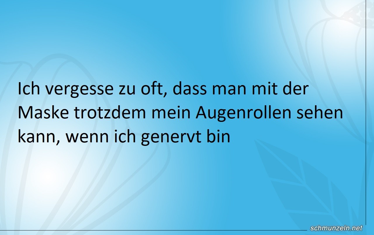 maske augenrollen