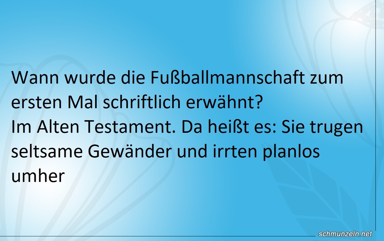 fussball erwaehnung