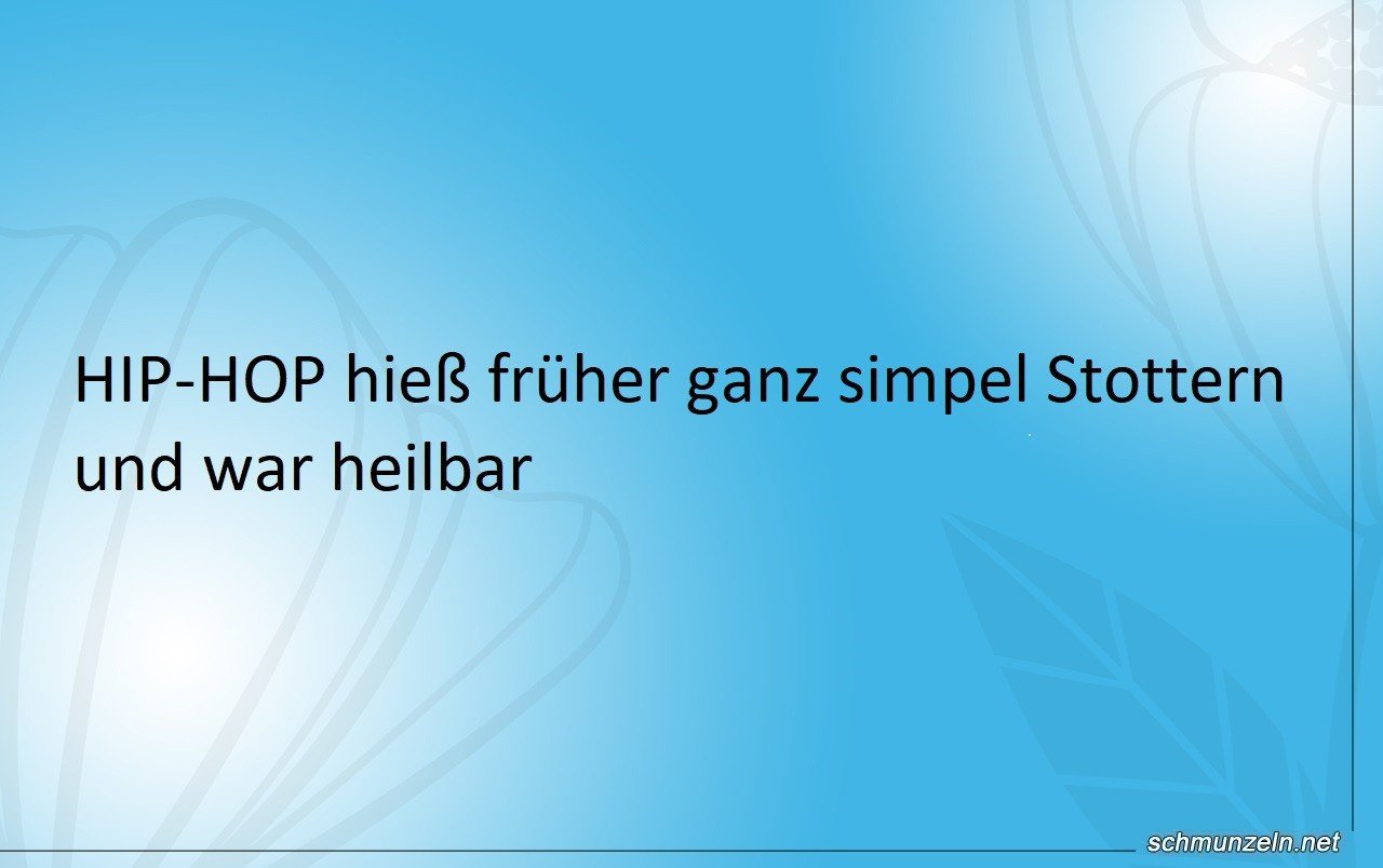 hiphop stottern