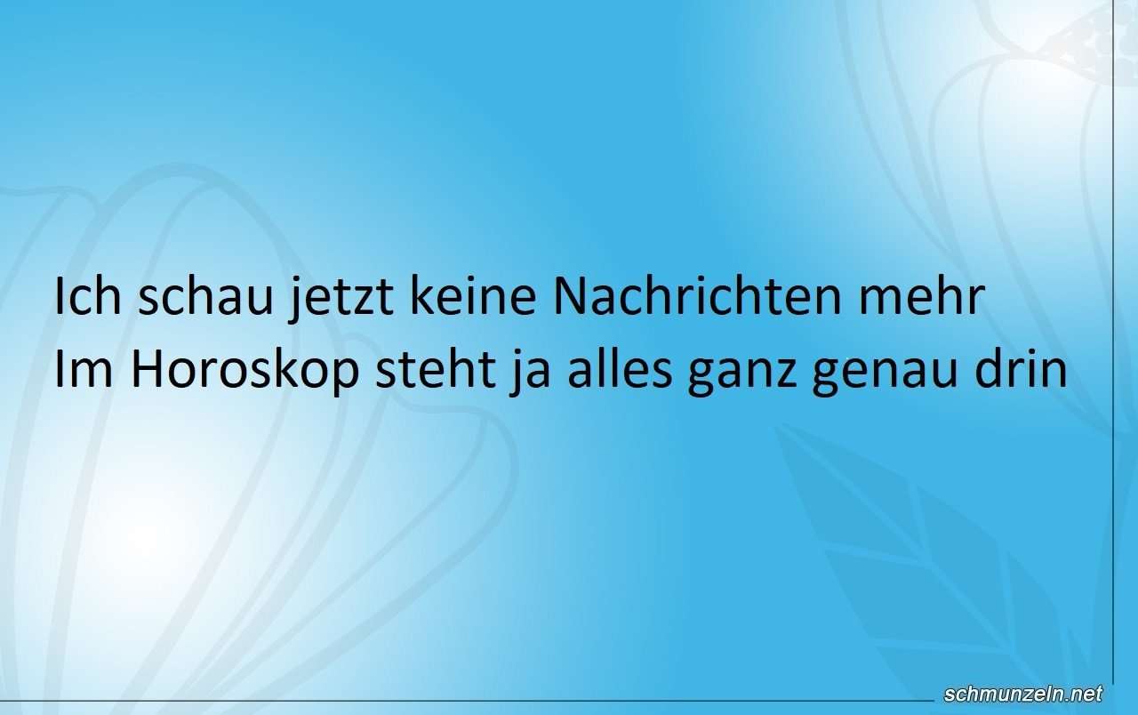 nachrichten horoskop