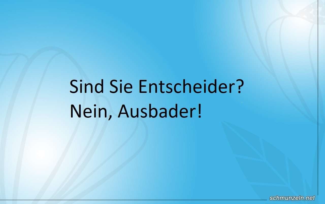 entscheider ausbader