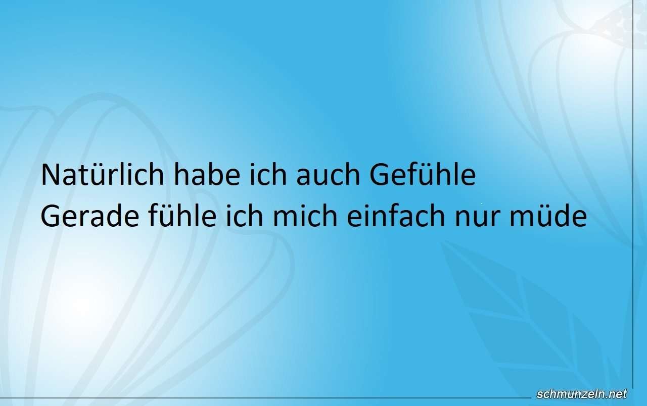 gefuehle haben