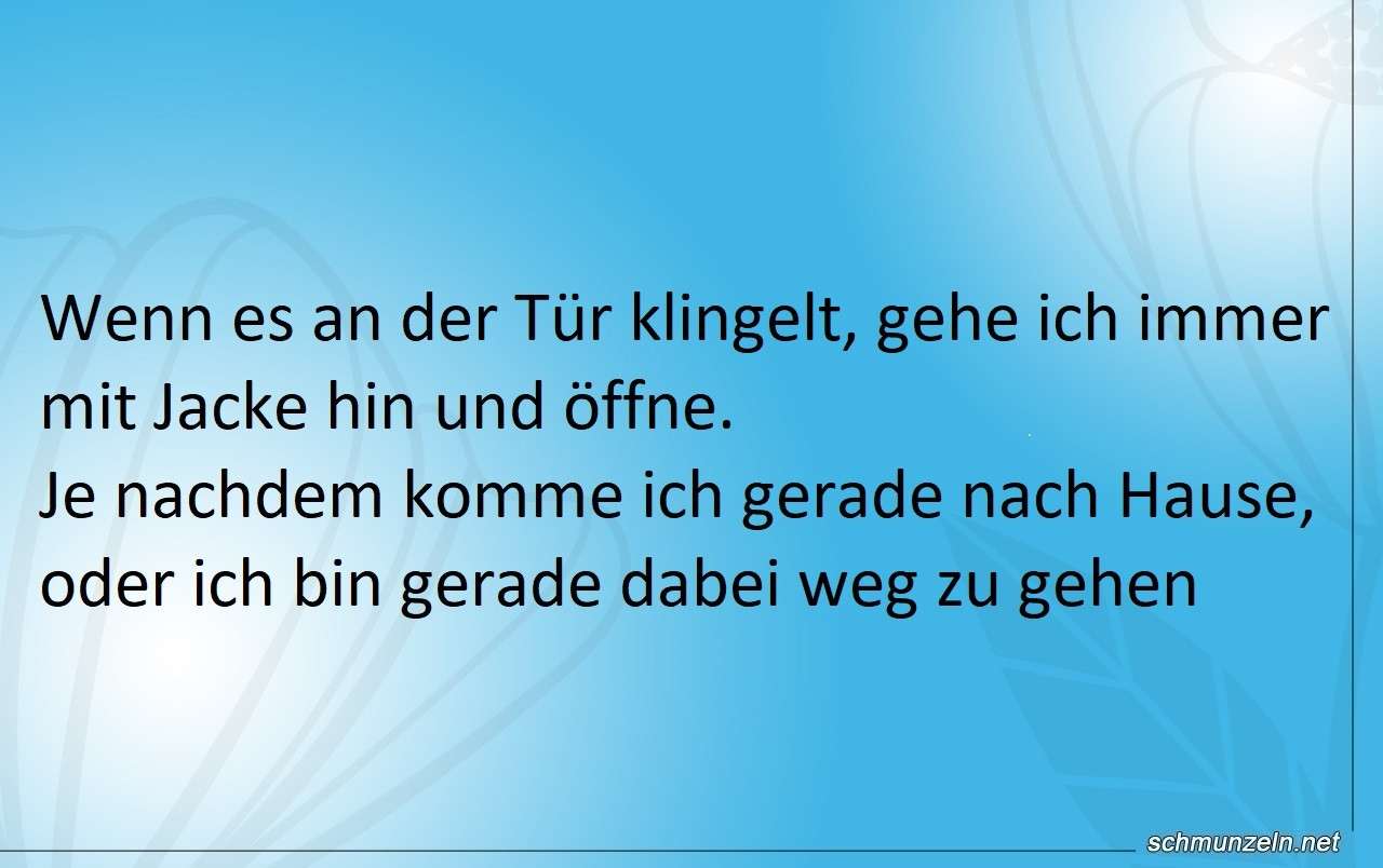 Immer auf dem Sprung sein jacke tuer