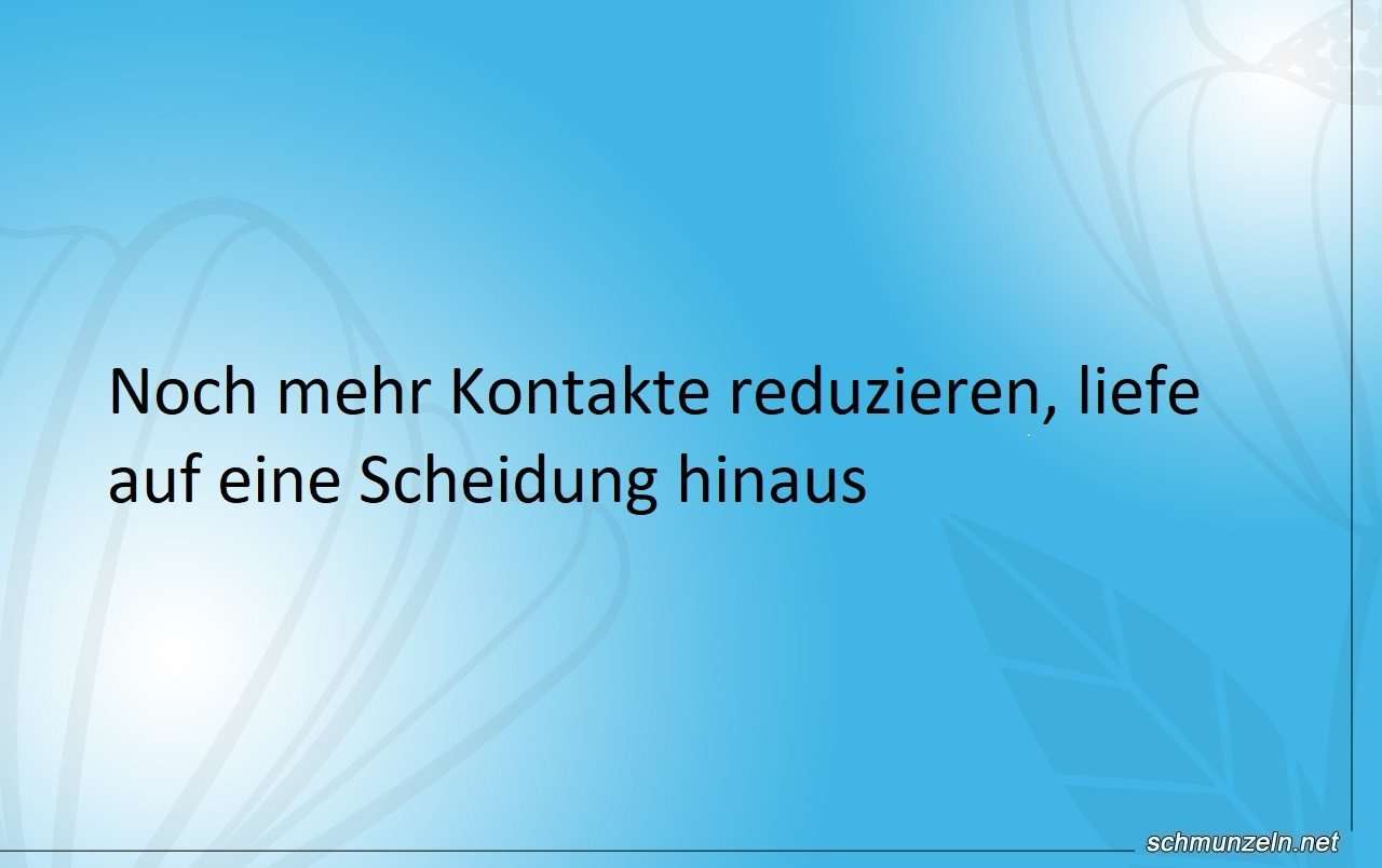 reduzieren scheidung