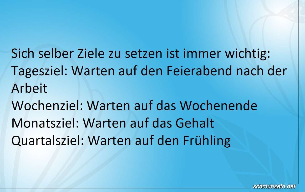 ziele setzen