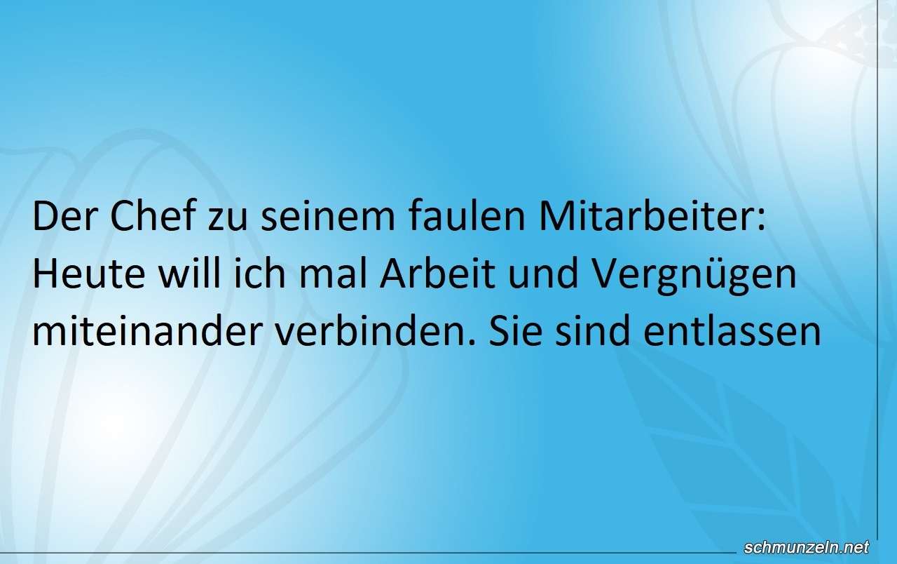 arbeit vergnuegen