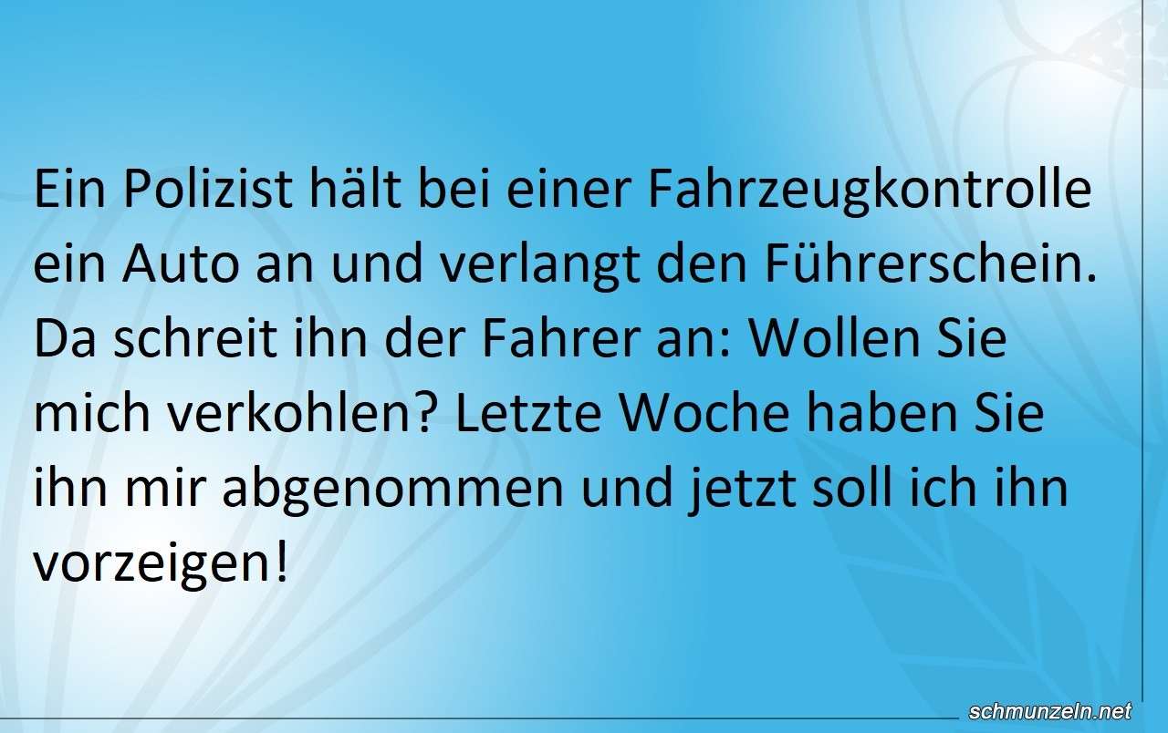 fuehrerschein vorzeigen