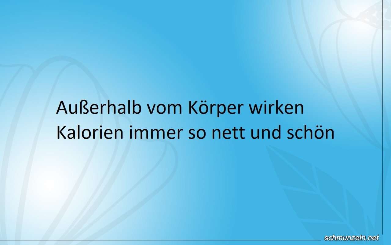 gute kalorien