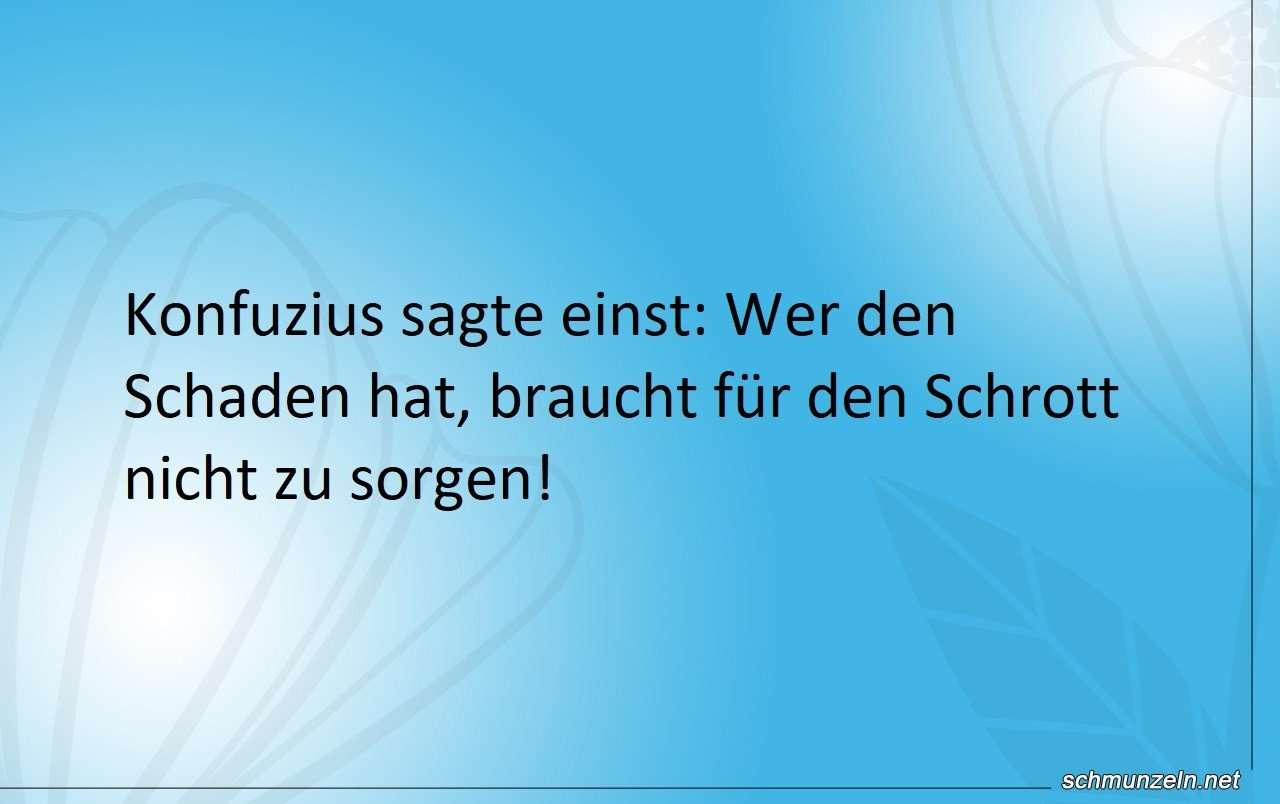 konfuzius sagte