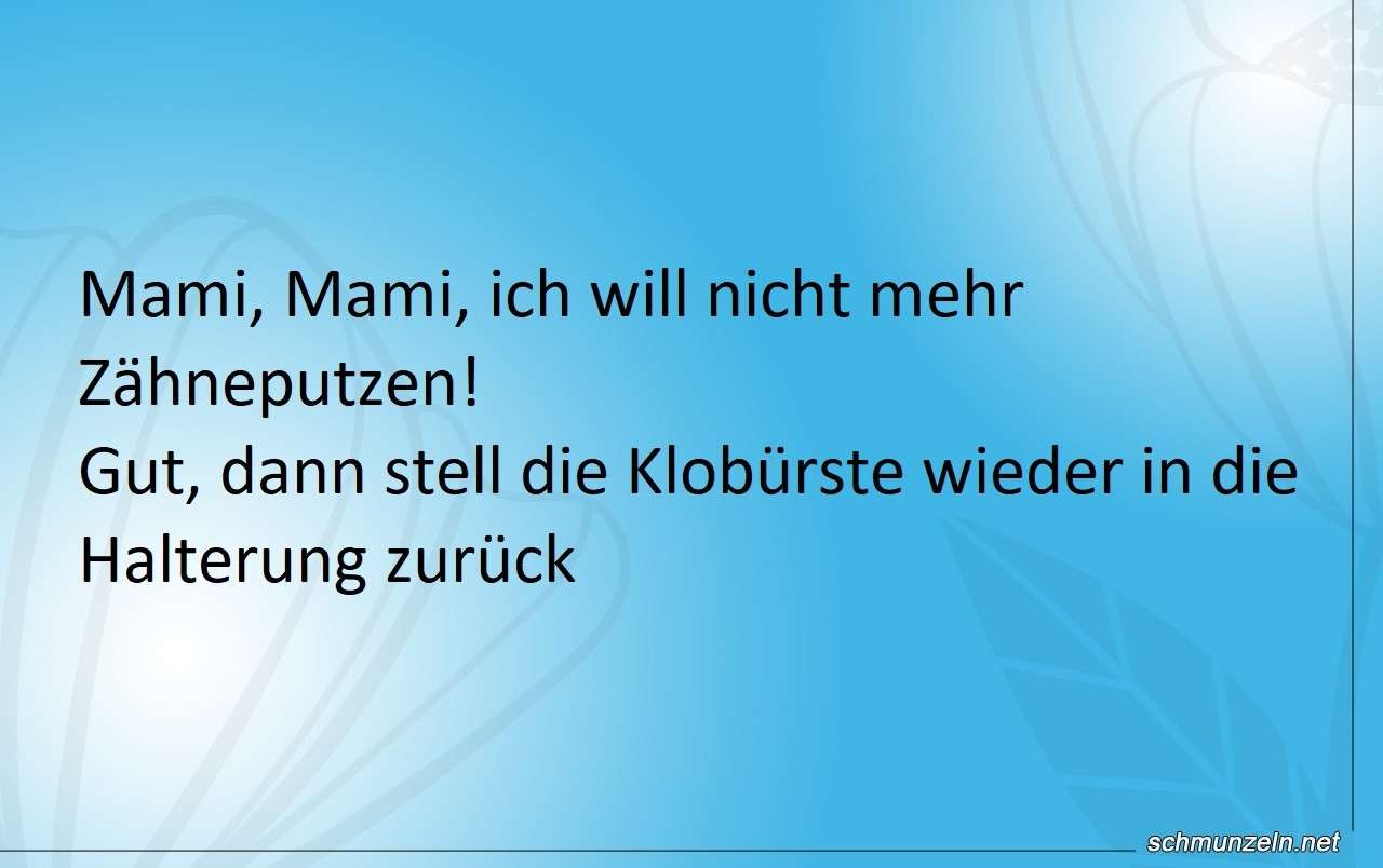 mama zaehne putzen