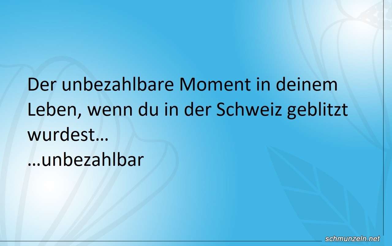blitzer unbezahlbar