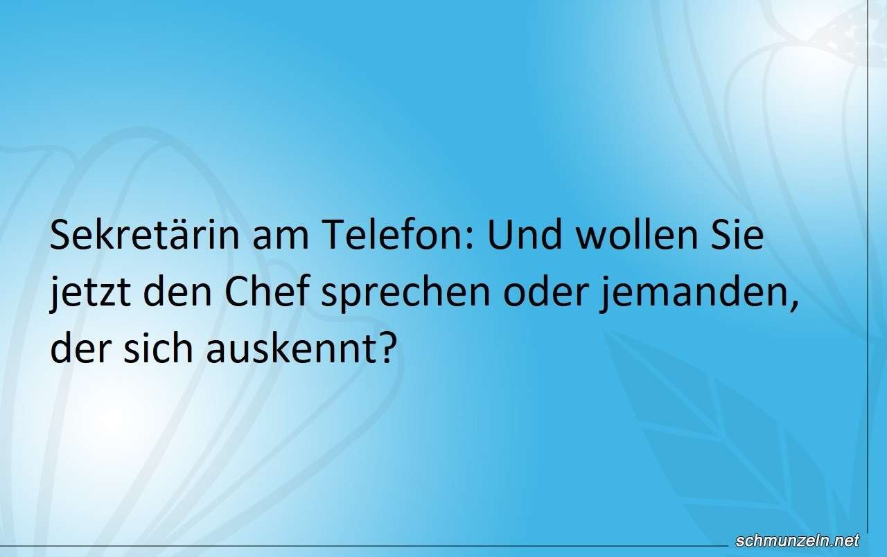 chef sprechen
