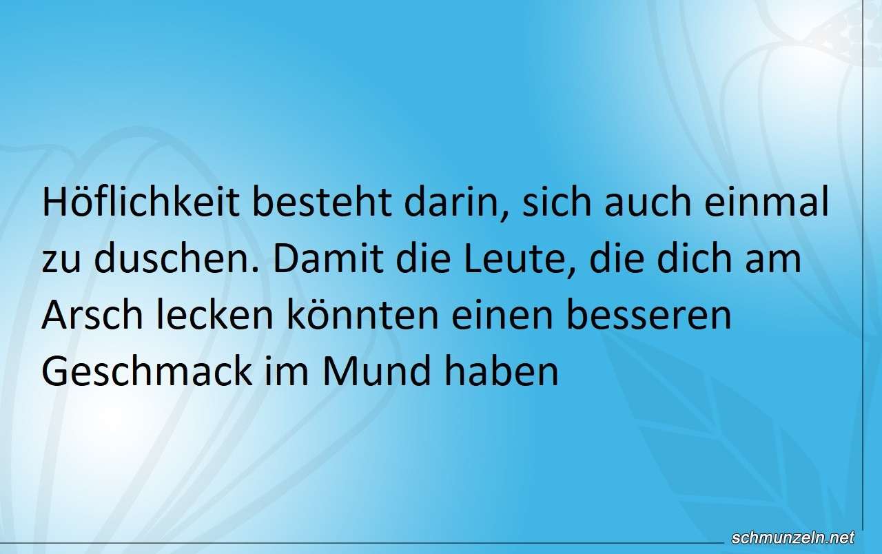 hoeflichkeit duschen