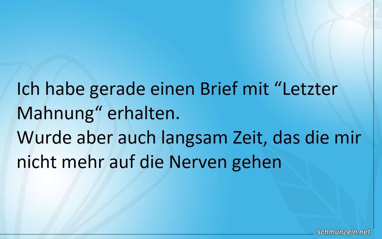 letze mahnung brief