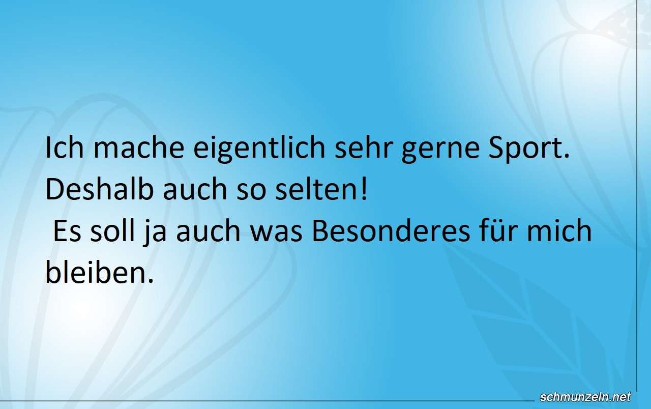 gerne sportmachen