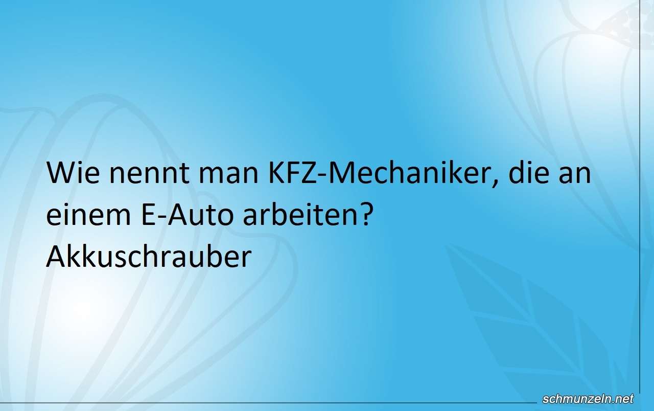 mechaniker akkuschrauber