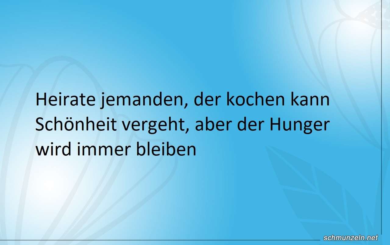 schoenheit hunger