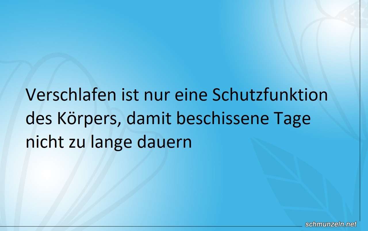 verschlafen schutzfunktion