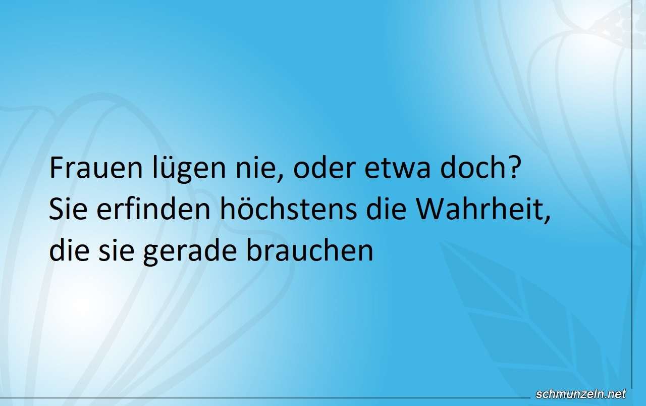 frauen luegen