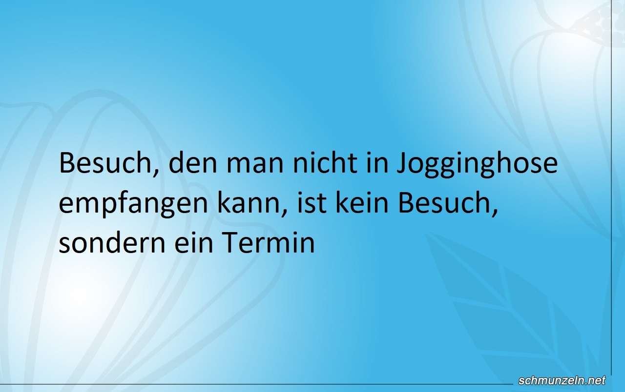 besuch jogginghose