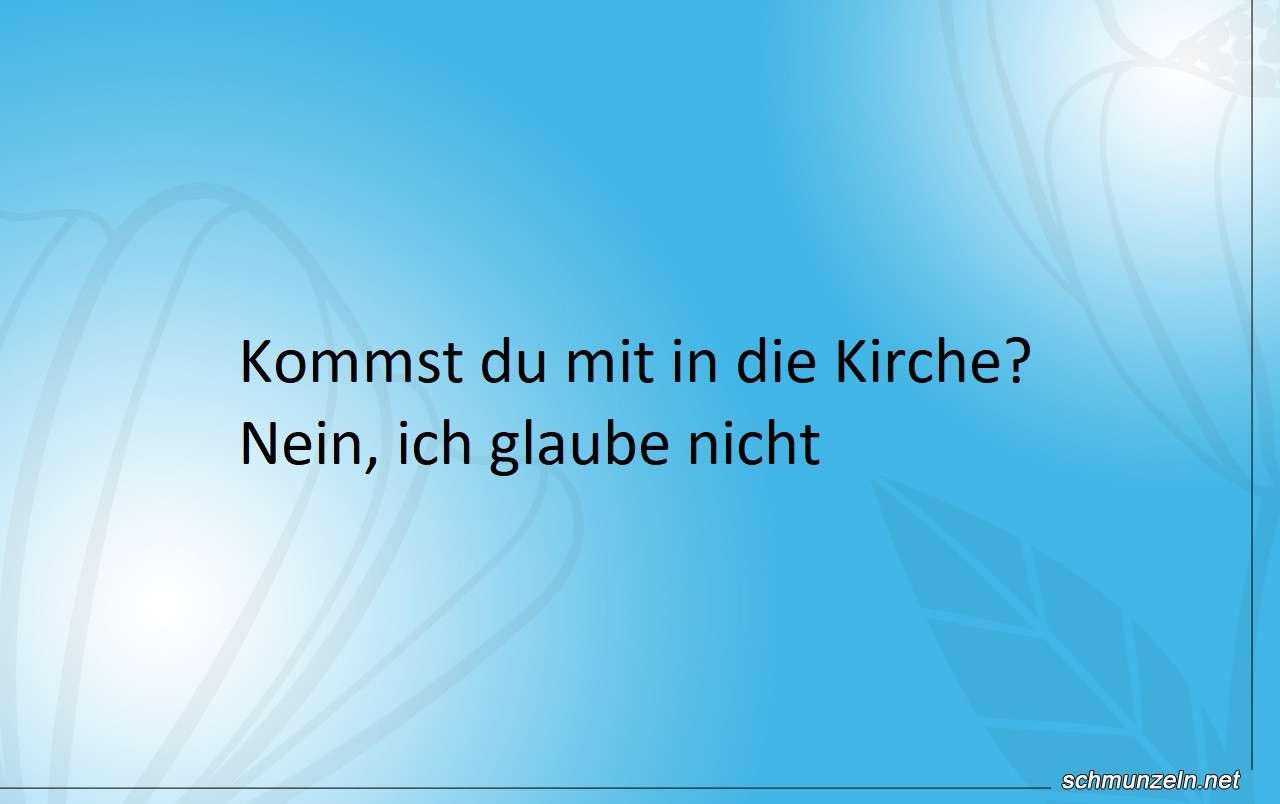 kirche gehen