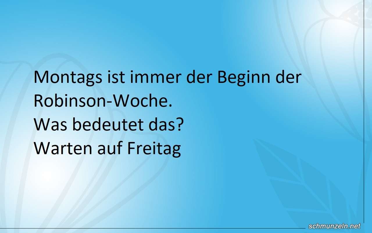 Robinson Woche