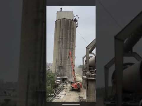 zementturm abrissfail