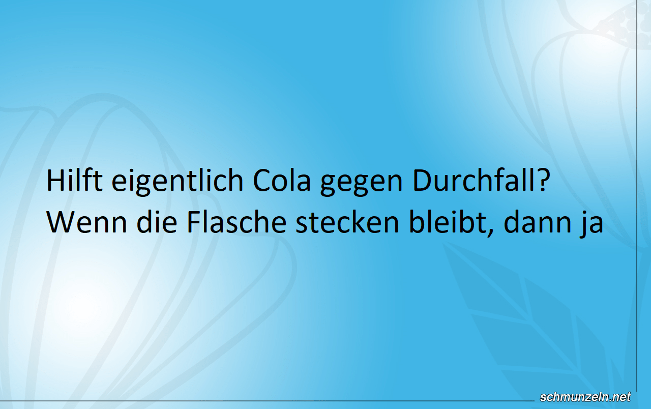 cola durchfall