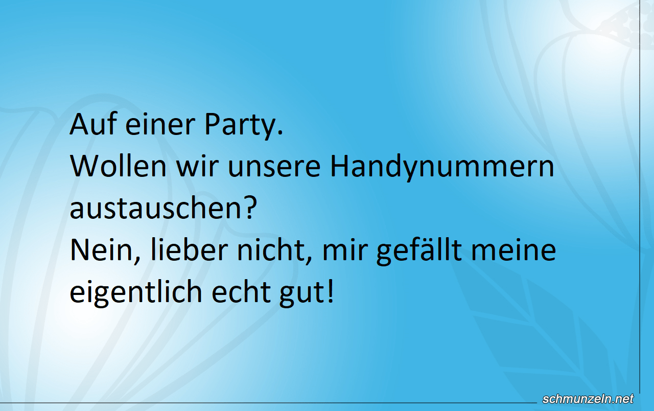 Wollen wir unsere Handynummern austauschen? nummer tausch