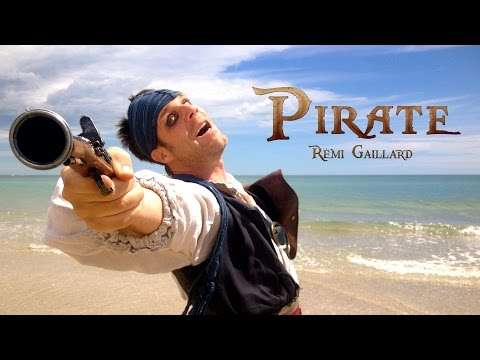 Remi Gaillard als Pirat unterwegs remi pirat