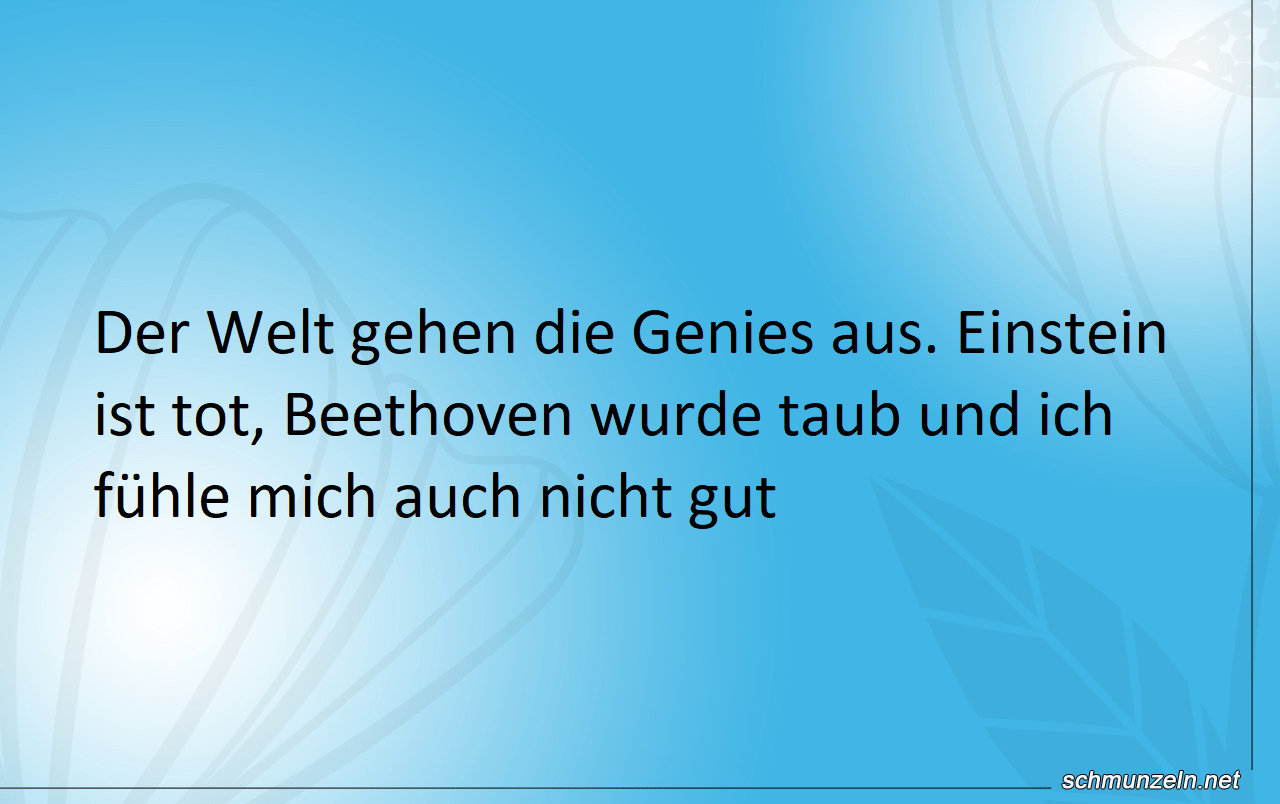 genie aussterben