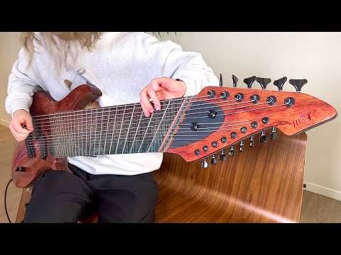 14 String Guitar METAL 14seiten gitarre