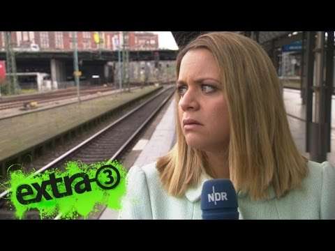 Jasmin mit einem typischen Bahnstreik-Bericht bahnstreik bericht