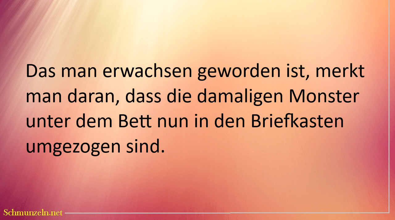 erwachsen werden