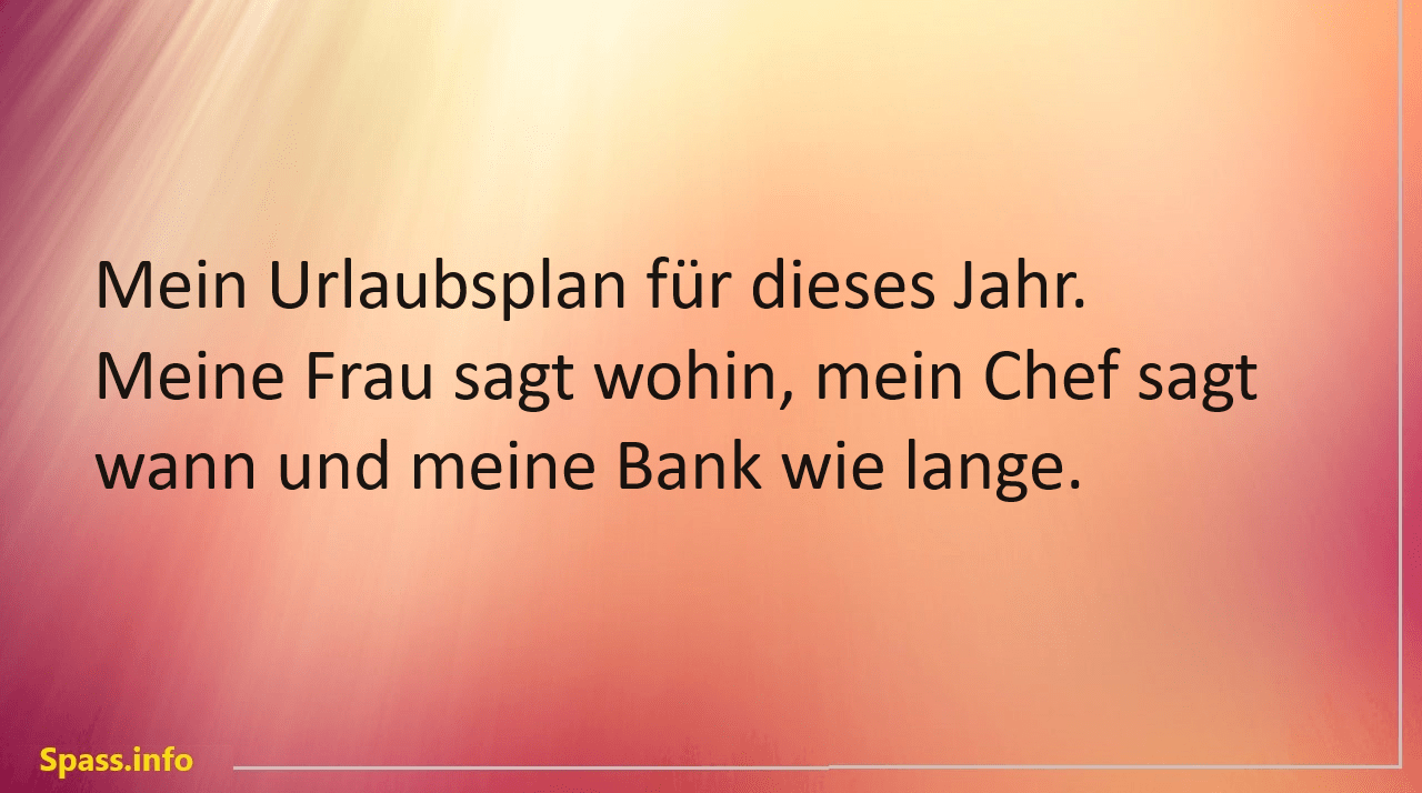 urlaub planen