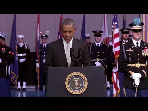 Sprachlose Ansprache von BARACK OBAMA wortlose ansprache