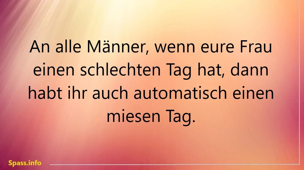 schlechter tag