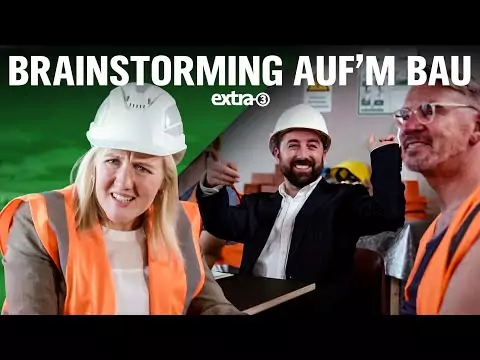 Brainstorming auf´m Bau | extra 3 meeting bauarbeiter