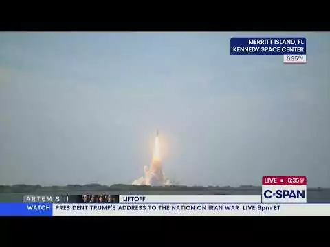 Start der Artemis II Richtung Mond artemis 2