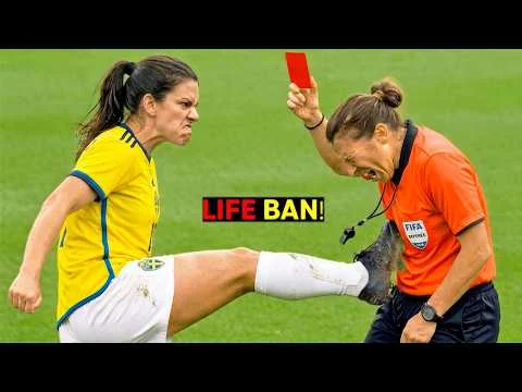 Die krassesten roten Karten im Frauenfußball frauen-fussball